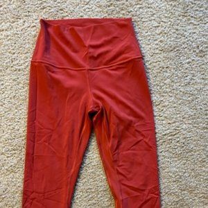 Lululemon Align 25" size 4 Cayenne